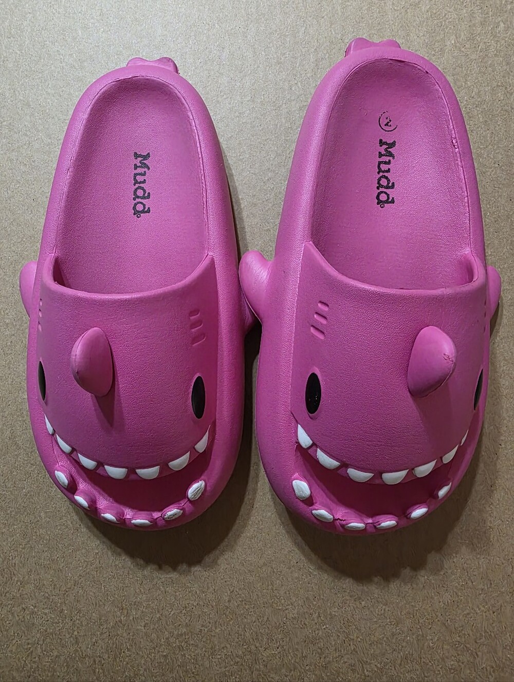 Mudd Hot Pink Shark Clog Slip-Ons